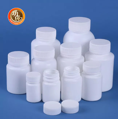 Chai nhựa rỗng tròn màu trắng Chai nhựa HDPE 50ml 60ml 100ml 150ml 200ml
