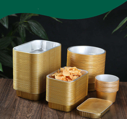 Hộp đựng thức ăn bằng nhôm lá nhôm có nắp đậy
