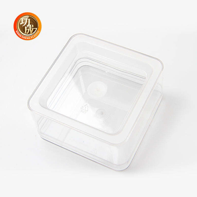 Hộp đựng thức ăn bằng nhựa vuông trong suốt Hộp nhựa PET ODM