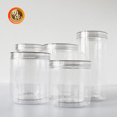 1L lớn tròn đáy vật nuôi lọ nhựa với nắp trong suốt