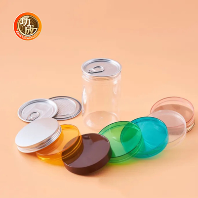 Các thùng nhựa PET tùy chỉnh Các thùng nhựa PET trong suốt với nắp CQC