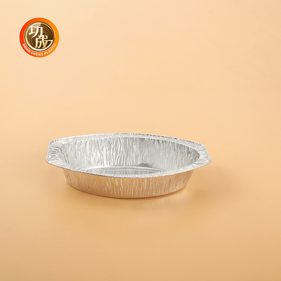 Hộp đóng gói tùy chỉnh bằng nhôm thân thiện với môi trường hình chữ nhật / hình tròn Nắp giấy bạc / vàng