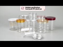 PET Clear Candy Cookie Jar Bao bì thực phẩm mật ong 1500ml