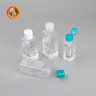 Chai nước rửa tay bằng nhựa nhỏ OEM PCR PLA Chai nước rửa tay có kích thước du lịch với giá đỡ silicon