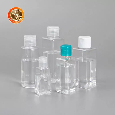 Chai nước rửa tay bằng nhựa nhỏ OEM PCR PLA Chai nước rửa tay có kích thước du lịch với giá đỡ silicon