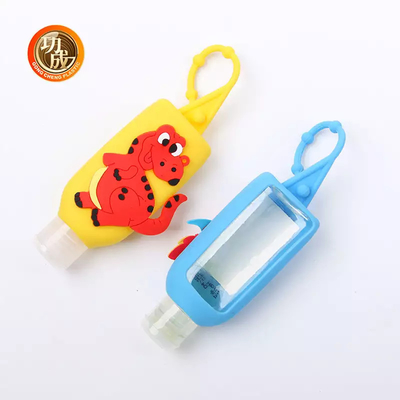 Chai nước rửa tay bằng nhựa nhỏ OEM PCR PLA Chai nước rửa tay có kích thước du lịch với giá đỡ silicon