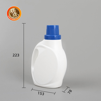 Chai nước giặt bằng nhựa rỗng PE có nắp vặn tái sử dụng