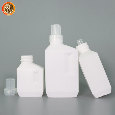 Chai bột giặt vuông rỗng HDPE 1l 2l có nắp vặn