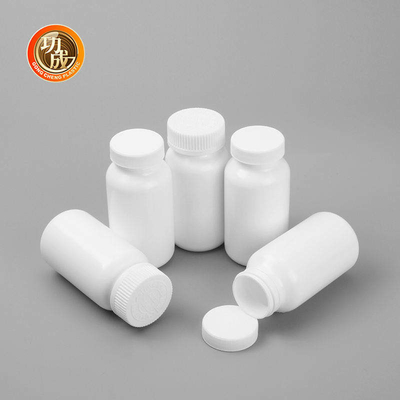 100ml 150ml 200ml Chai thuốc dạng vít trên cùng Xi lanh Chai lưu trữ thuốc HDPE