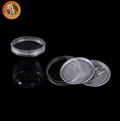 Kẹo sô cô la rỗng Pet Cookie Jar nhựa sô cô la có nắp nhôm