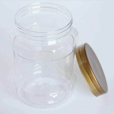 Chai mứt nhựa rỗng miệng rộng 87mm Lọ đựng thức ăn cho thú cưng tròn