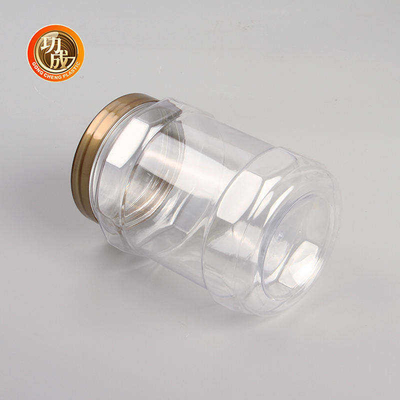 Chai mứt nhựa rỗng miệng rộng 87mm Lọ đựng thức ăn cho thú cưng tròn