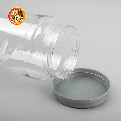 Chai mứt nhựa trong cấp thực phẩm 500ml 2000ml Pet Cookie Jar