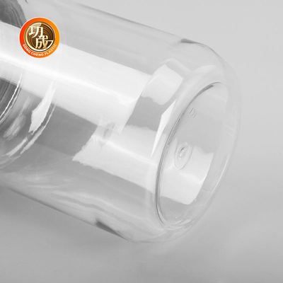 Chai mứt nhựa trong cấp thực phẩm 500ml 2000ml Pet Cookie Jar