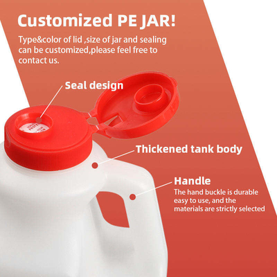 Pe tùy chỉnh 1000ml 1100ml 1600ml 1900ml Chai nước tương nhựa 2000ml