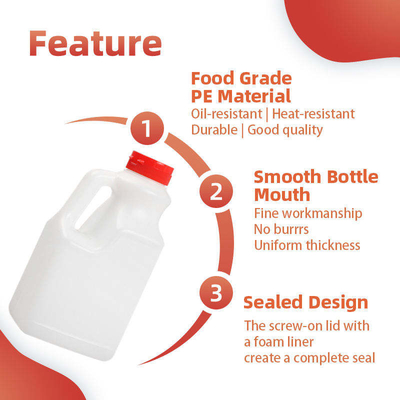 Pe tùy chỉnh 1000ml 1100ml 1600ml 1900ml Chai nước tương nhựa 2000ml