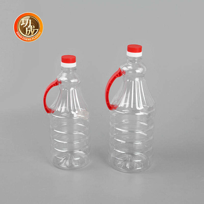 Nắp vặn Chai gia vị bằng nhựa Chai nước tương PET có tay cầm