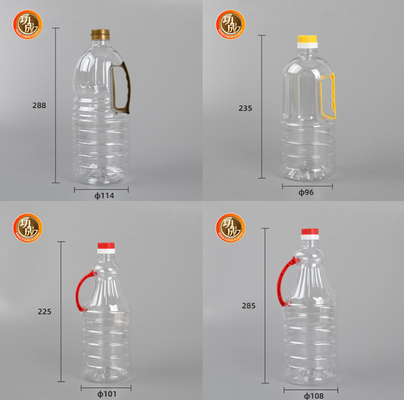Dầu đậu phộng Chai gia vị bằng nhựa PET Chai nước tương bằng nhựa trong suốt