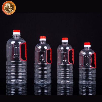 Chai nhựa gia vị tùy chỉnh 800ml Chai nước tương PET trong suốt 900ml