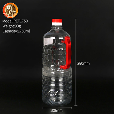 Chai nhựa gia vị tùy chỉnh 800ml Chai nước tương PET trong suốt 900ml