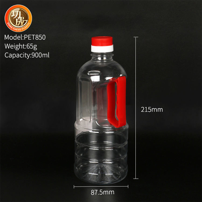 Chai nhựa nước tương dầu ăn được PET có tay cầm OEM ODM