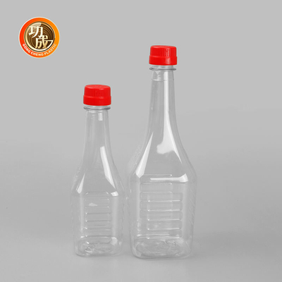 Chai gia vị bằng nhựa PET trong suốt Hộp đựng dầu ô liu bằng nhựa 380ml