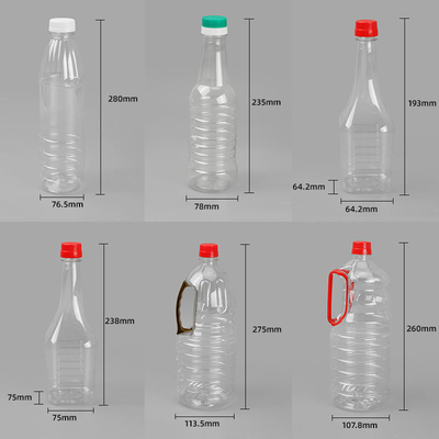 Chai nhựa đựng gia vị 380ml 500ml 760ml Chai dầu ăn hình vuông rỗng