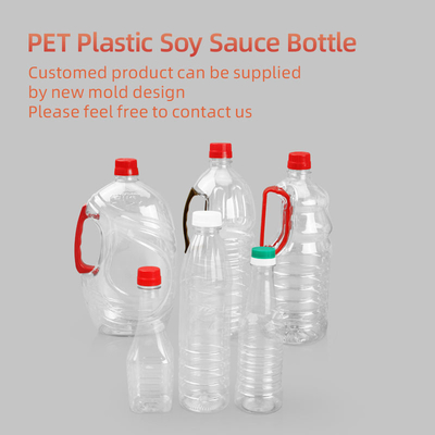 Chai nhựa dầu ăn PET trong suốt tùy chỉnh 500ml