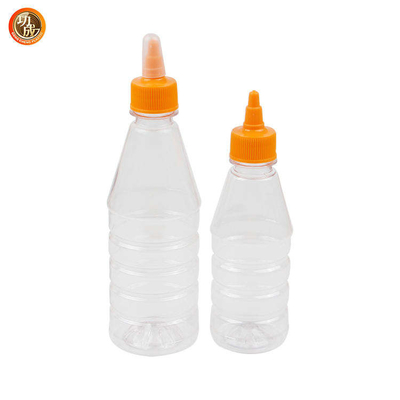 Chai nước sốt ép nhựa có thể tái sử dụng BPA Chai bóp gia vị miễn phí