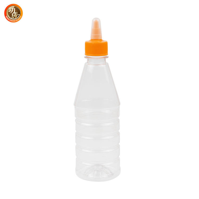 Cấp thực phẩm PET 17oz Clear Ketchup Mustard Bóp Chai