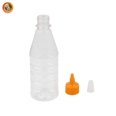 Cấp thực phẩm PET 17oz Clear Ketchup Mustard Bóp Chai