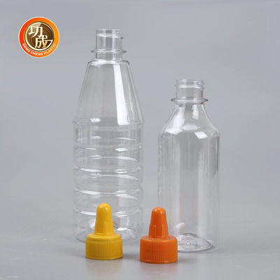 Leak Proof Chai nhựa ép nước sốt PET Tomato Ketchup Squeeze Chai