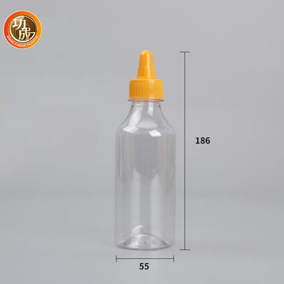Leak Proof Chai nhựa ép nước sốt PET Tomato Ketchup Squeeze Chai