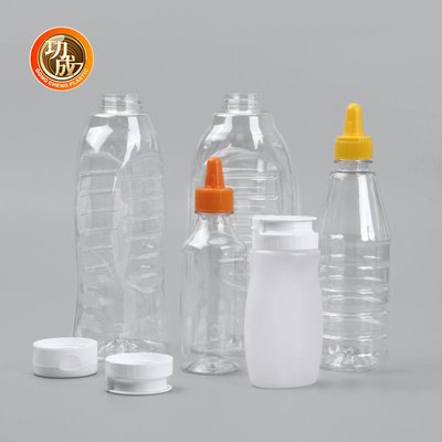 Flip Cap Chai nước sốt ép nhựa 230ml 250ml 500ml 1000ml cho sốt cà chua