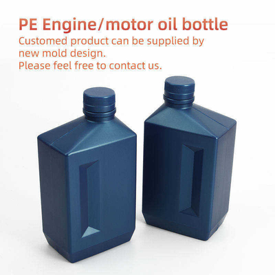 Hộp đựng dầu động cơ bề mặt nhẵn Hộp đựng dầu rỗng 500Ml HDPE