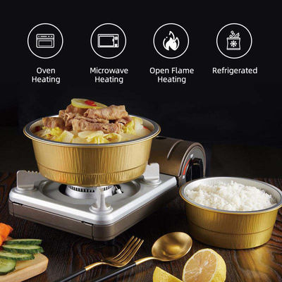 Hộp đựng thức ăn bằng nhôm lá nhôm có nắp đậy