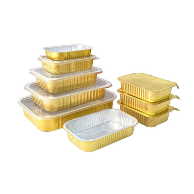 Bao bì thực phẩm bằng nhôm dùng một lần Hộp đựng thực phẩm Hộp đựng thức ăn trưa bằng nhôm