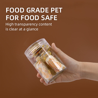 Bánh tráng miệng Tùy chỉnh hộp đóng gói Hộp bao bì thực phẩm hình vuông PET trong suốt