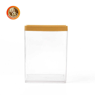 Nhựa PET Tùy chỉnh Hộp đóng gói Hộp đựng thức ăn hạt có nắp đậy 1380ml