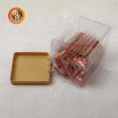 Nhựa PET Tùy chỉnh Hộp đóng gói Hộp đựng thức ăn hạt có nắp đậy 1380ml