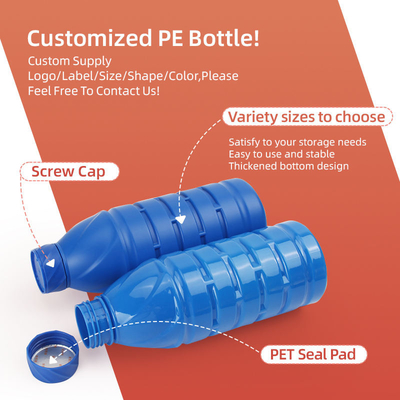Chai nhựa PE PET dùng cho thuốc trừ sâu Chai phân bón lỏng nông nghiệp 500ml 1000ml