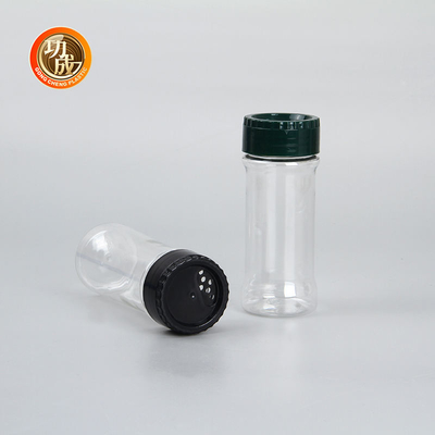 Chai gia vị trong suốt 125ml Lọ gia vị số lượng lớn có nắp đậy