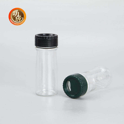 Nắp vặn Chai gia vị bằng nhựa Hạt tiêu rỗng Bình lắc nhựa