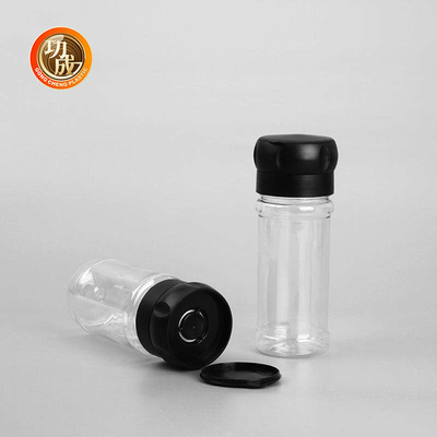 Chai gia vị bằng nhựa PET trong suốt Nhà bếp Sử dụng lọ đựng gia vị 100ml