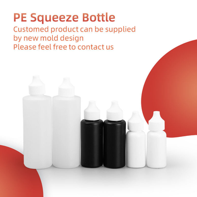 Pe nhựa nén chai 120Ml mềm tóc dầu nhuộm nước sốt xoắn mở áp dụng nén