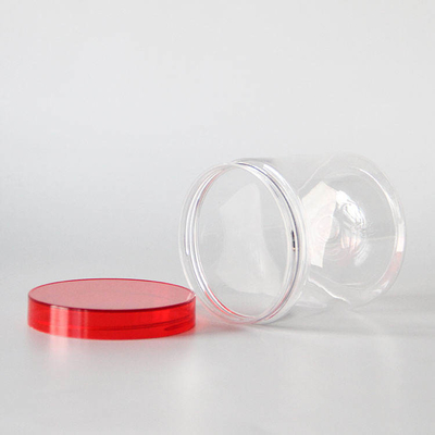 Hộp bánh quy bằng nhựa miệng rộng Custom Pet Tea Jar With Lids