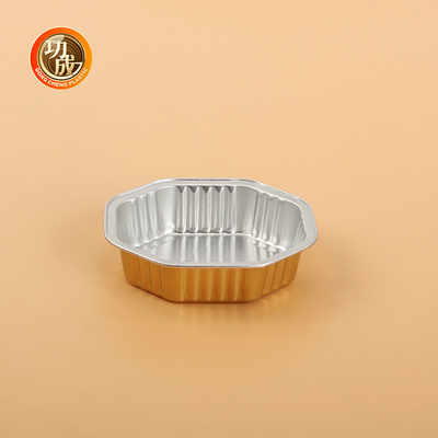 Hộp đóng gói tùy chỉnh nhôm thân thiện với môi trường Bạc / Vàng / thiết kế OEM hình chữ nhật / tròn / hình dạng OEM