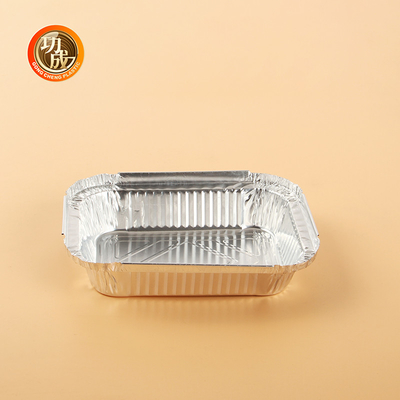 Hộp bao bì thực phẩm nhôm thân thiện với môi trường Logo tùy chỉnh và in hình chữ nhật / tròn / OEM