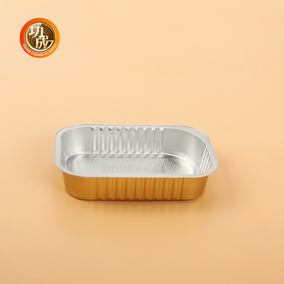 Hộp bao bì thực phẩm nhôm thân thiện với môi trường Logo tùy chỉnh và in hình chữ nhật / tròn / OEM