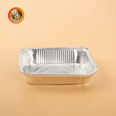 Hộp bao bì thực phẩm nhôm thân thiện với môi trường Logo tùy chỉnh và in hình chữ nhật / tròn / OEM